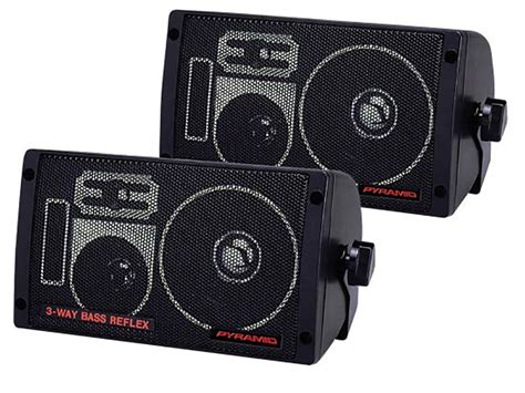 pyle mini box speakers